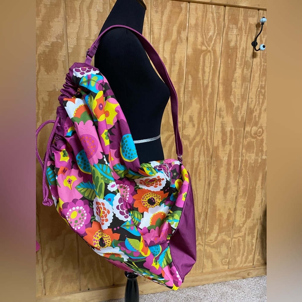 Vera Bradley VaVa Bloom laundry bag.